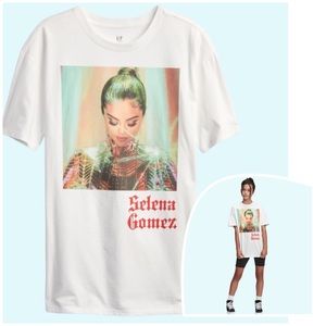 Gap Selena Gomez Fan Shirt size 8 NWT